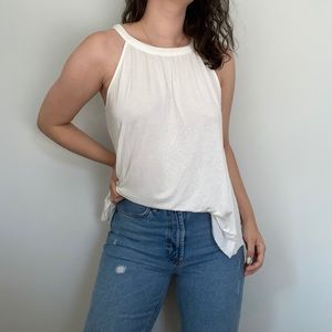 Urban Outfitters Ecote White High Neck Blouse
